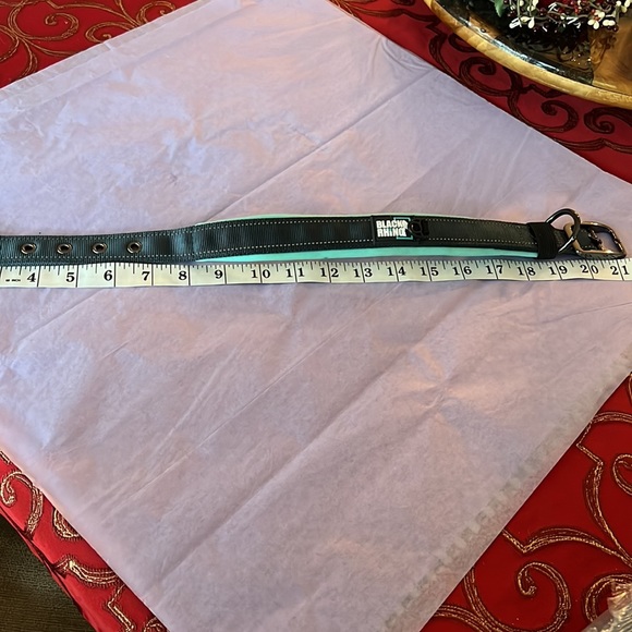 Black rhino dog collar - Picture 5 of 5